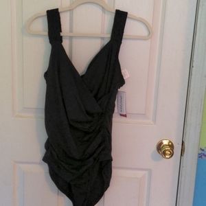 Jantzen Black Swimsuit size 12 NWT